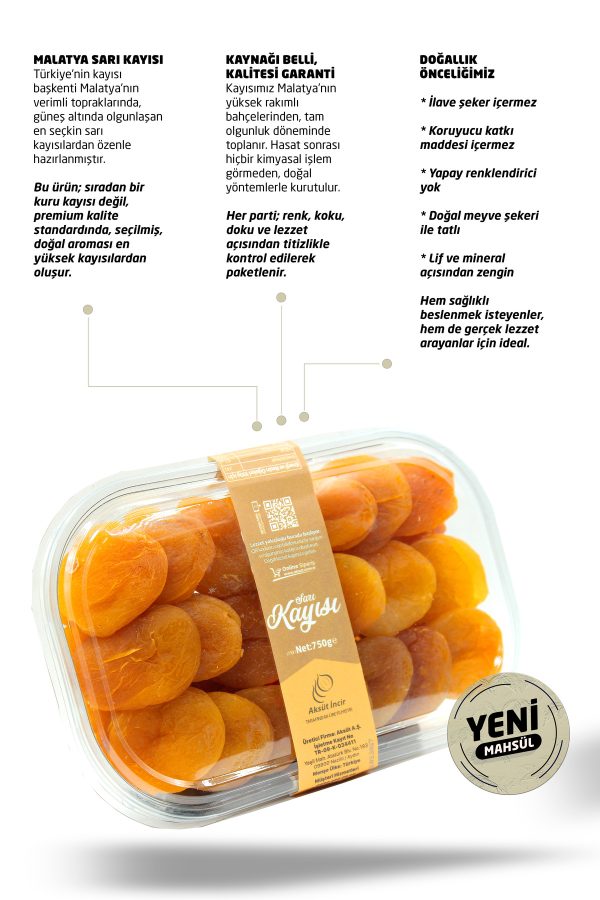 Malatya Sarı Kayısı – 750g