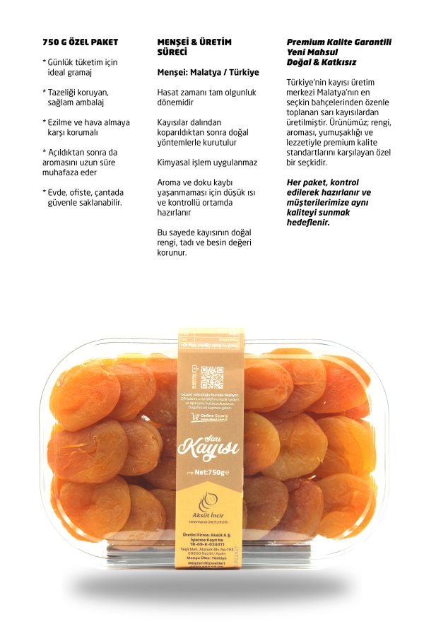 Malatya Sarı Kayısı – 750g