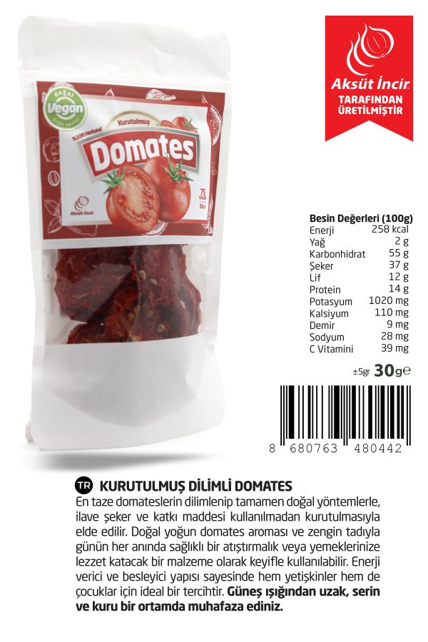 Kurutulmuş Domates