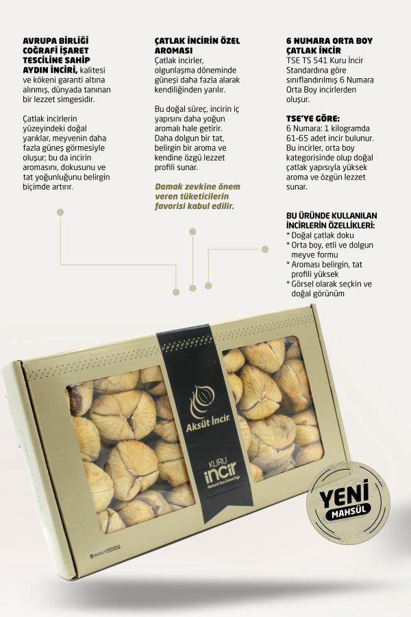 Çatlak Kuru İncir 1000g