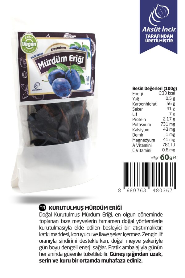 Kurutulmuş Mürdüm Eriği