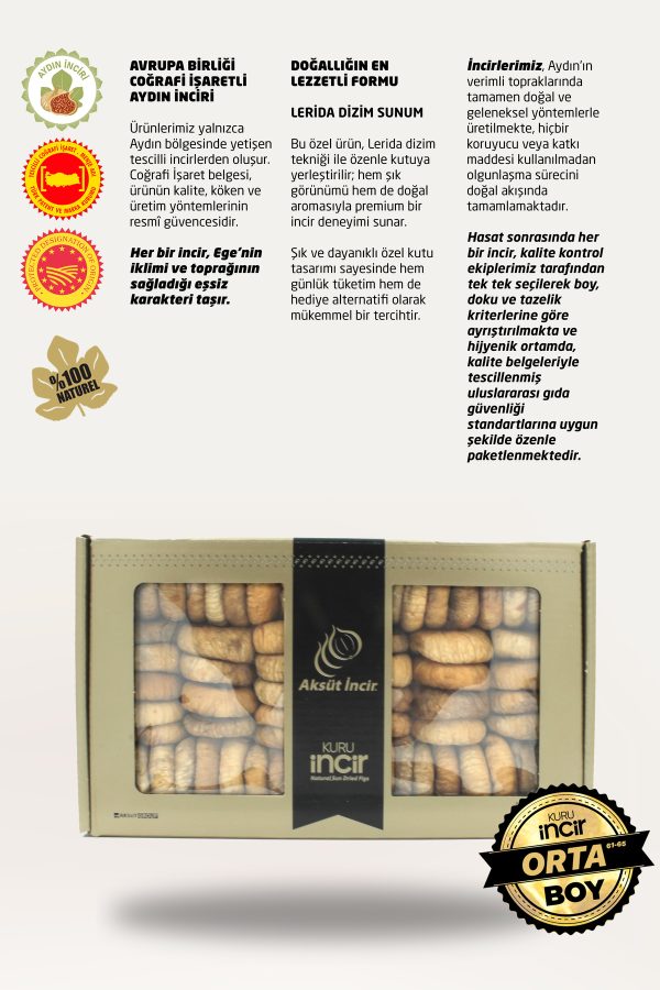 Kuru İncir Lerida Dizim 1000g