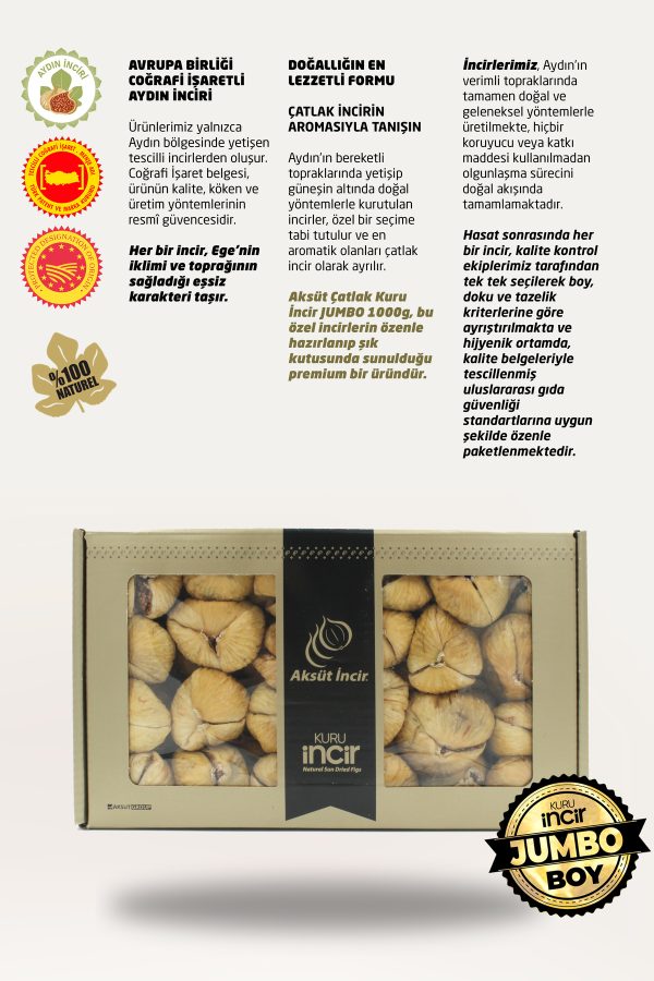 Çatlak Kuru İncir JUMBO 1000g