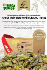 Tek Tek Paketli Kuru İncir 10Kg