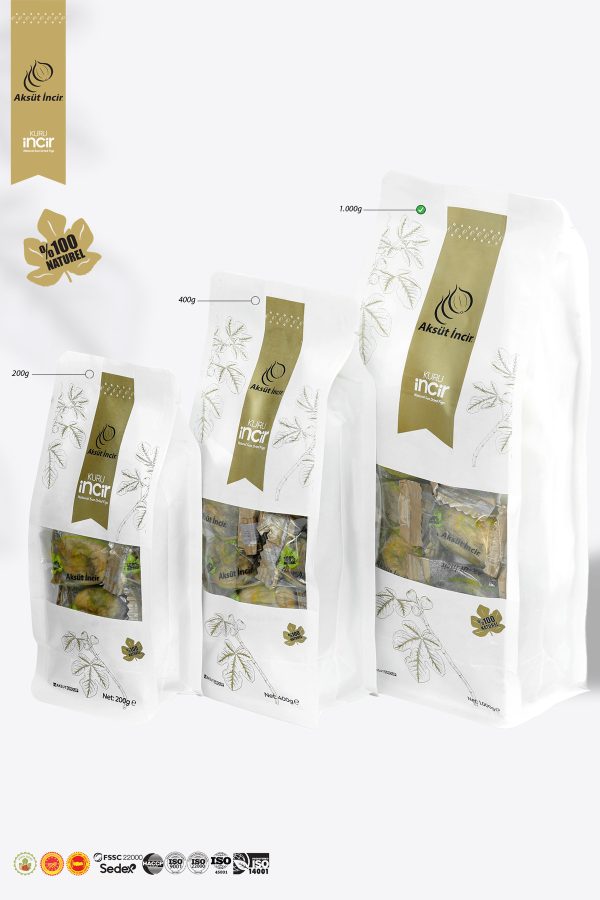 Kuru İncir Flat Bottom Paket 1000g