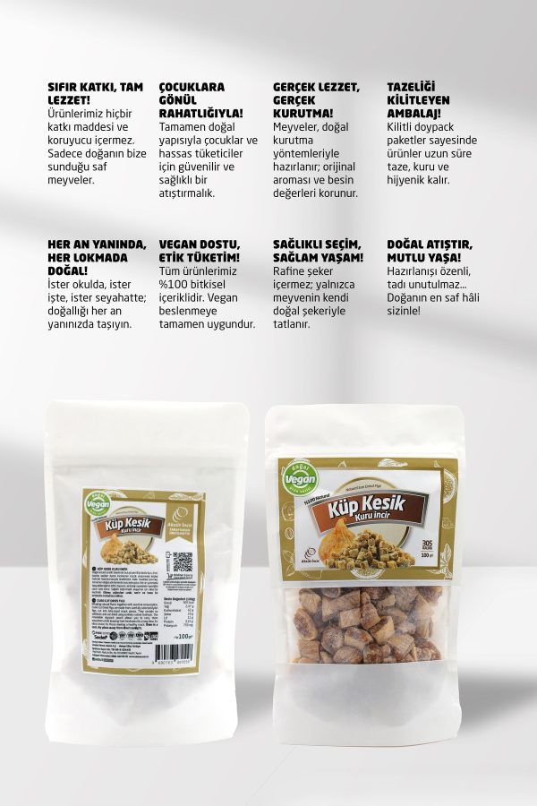 Küp Kesik İncir 100g