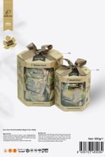 Kuru İncir Kraft Kurdeleli Altıgen Kutu 300g