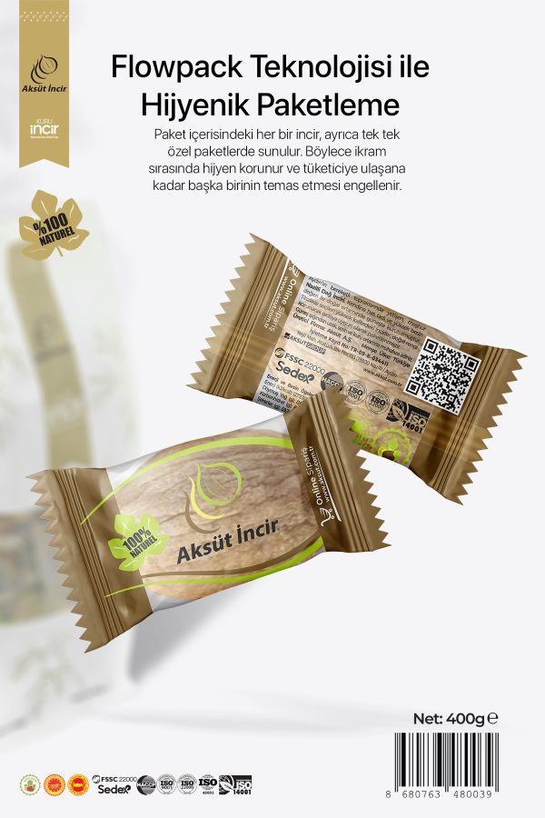 Kuru İncir Flat Bottom Paket 400g