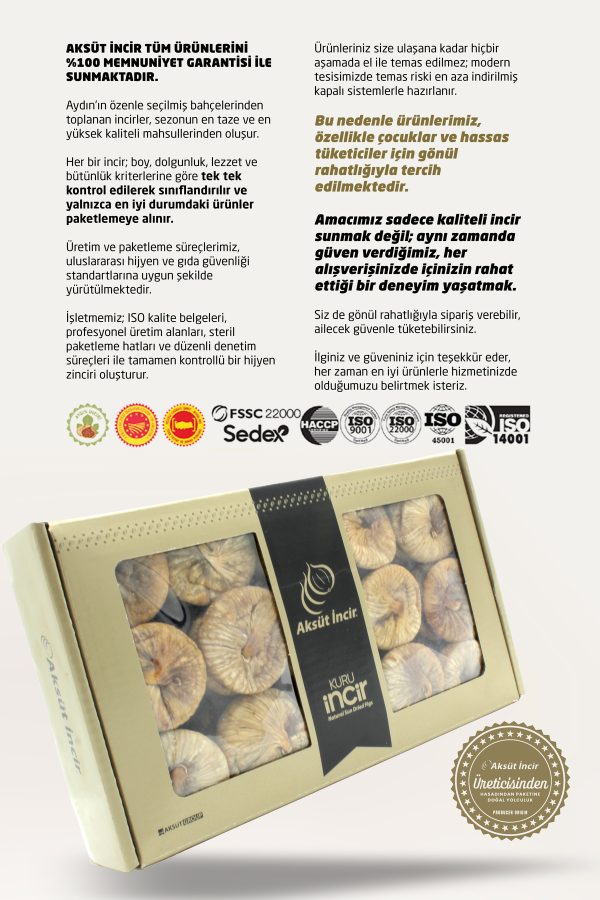 Kuru İncir Marsilya Kapama Dizim 1000g