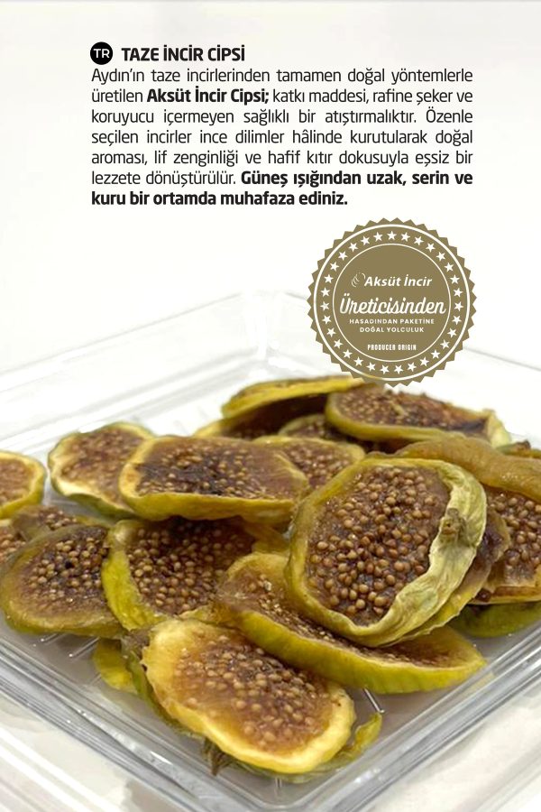 İncir Cipsi - Doğal Kurutulmuş Taze İncir Cipsi