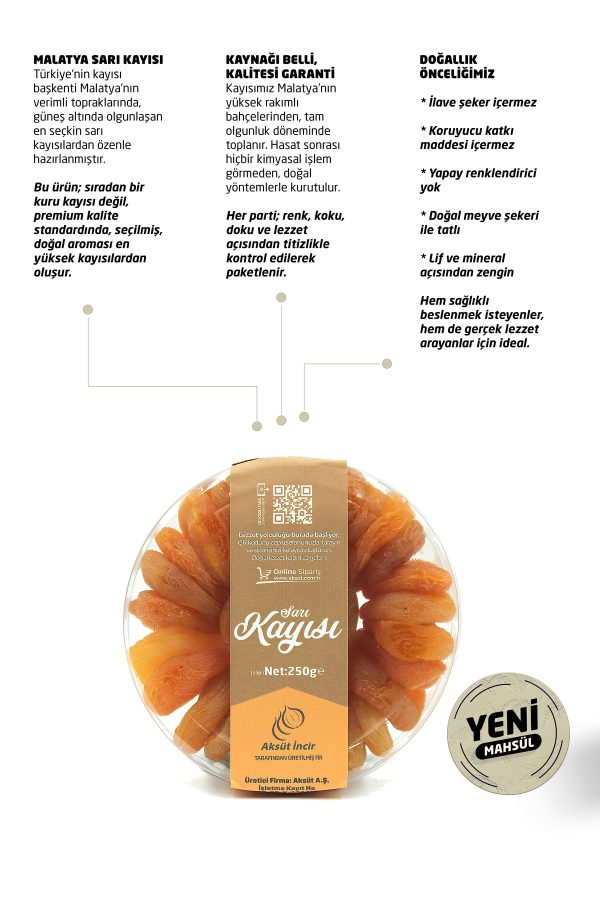 Malatya Sarı Kayısı – 250g