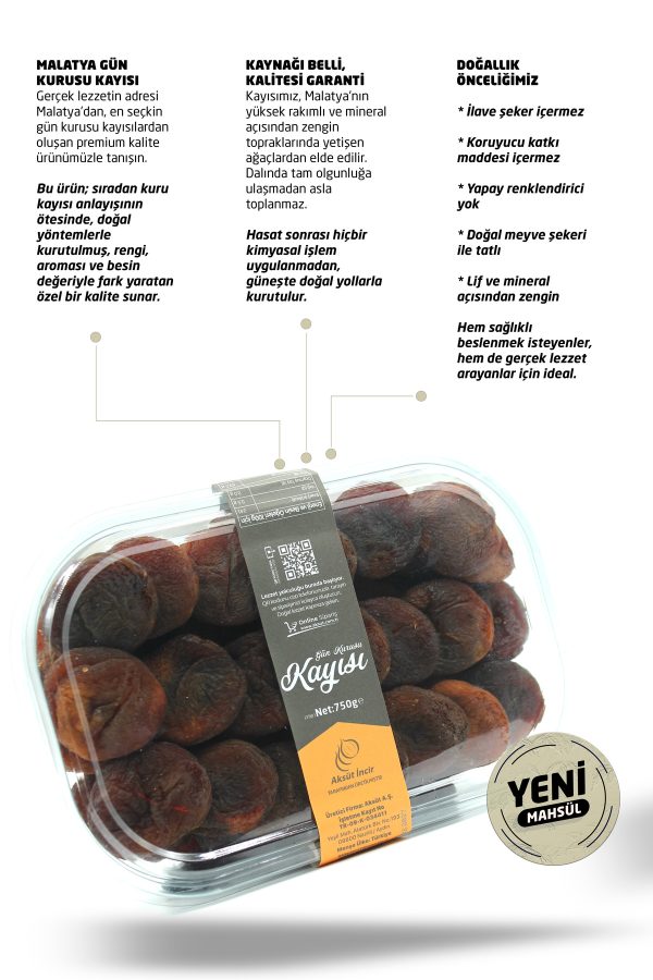 Malatya Gün Kurusu Kayısı – 750g