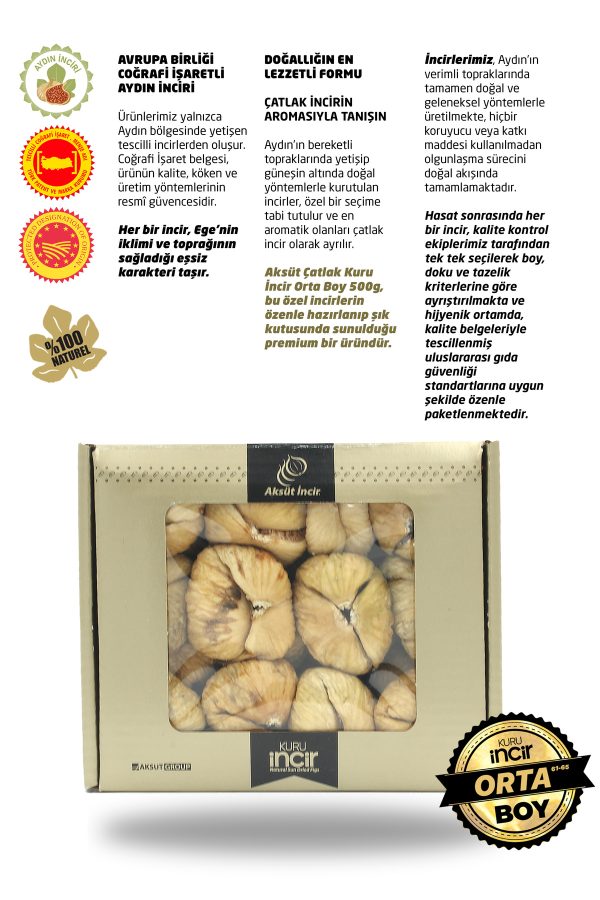 Çatlak Kuru İncir 500g