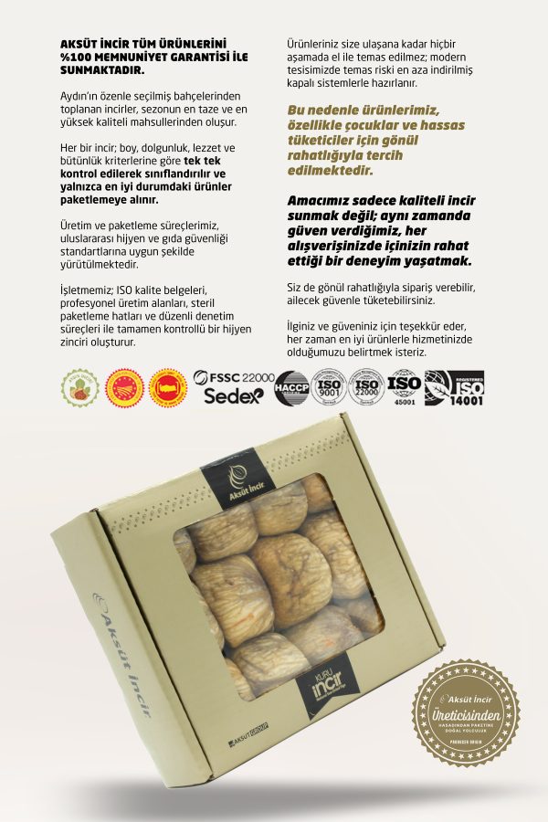 Kuru İncir Pullet Dizim JUMBO 500g