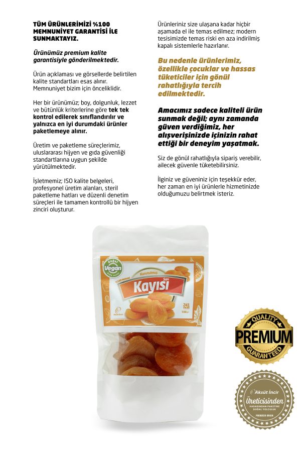 Malatya Sarı Kayısı – 100g