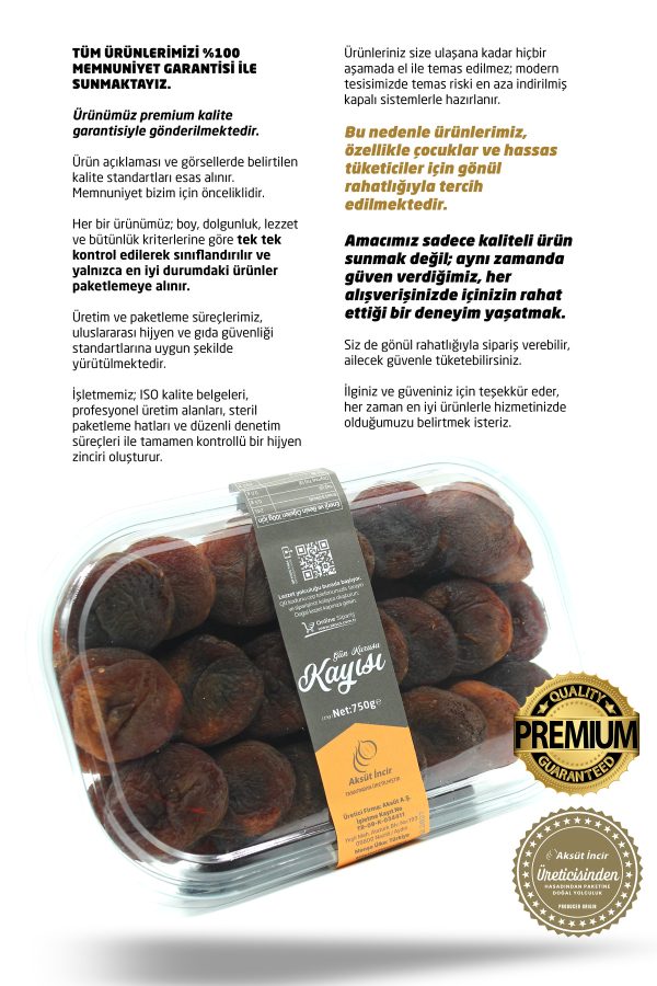 Malatya Gün Kurusu Kayısı – 750g