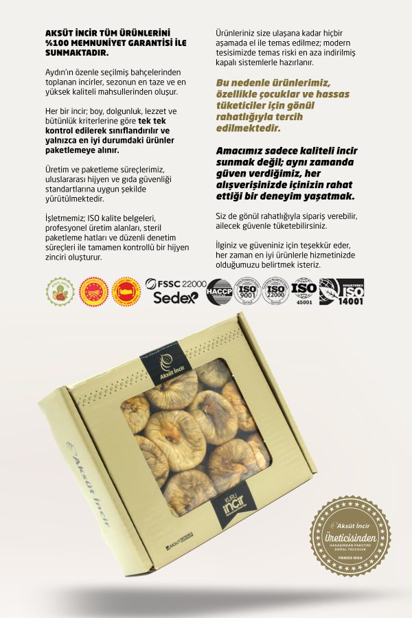 Kuru İncir Marsilya Kapama Dizim 500g