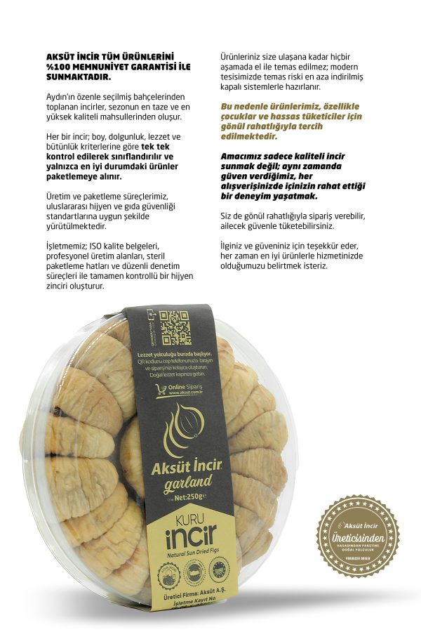 Garland Dizim Kuru İncir 250g