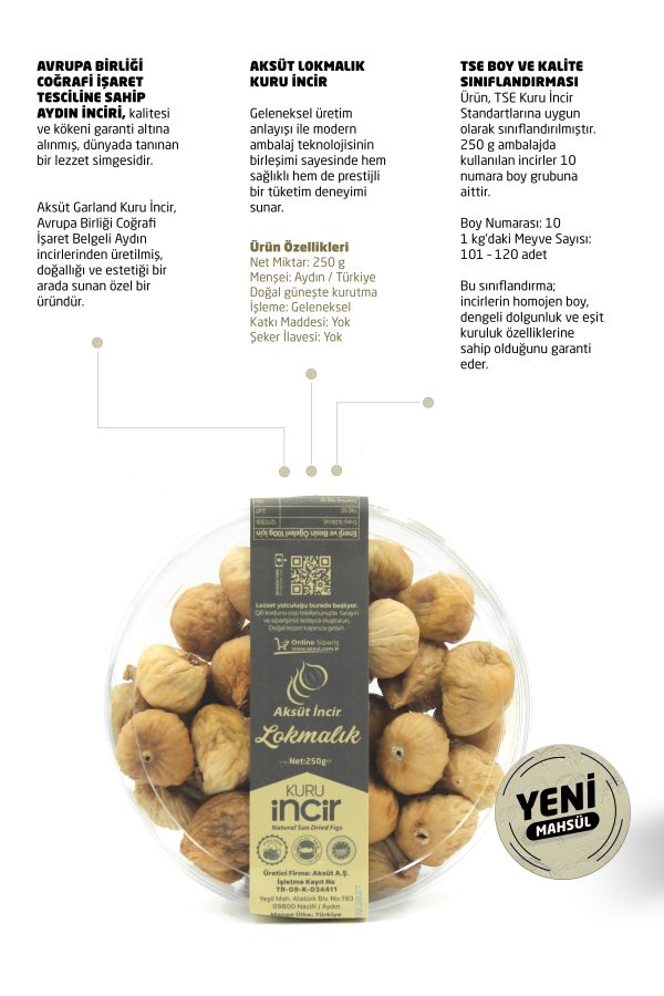 Lokmalık Kuru İncir 250g
