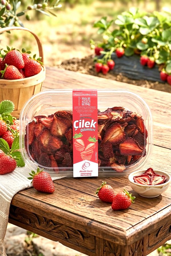 Kurutulmuş Çilek Dilimleri 200g